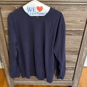 J. Crew Navy Long Sleeve Tee